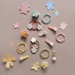 Mini Daisy Claw Clips 3 Pack Girls - Hairclips Rockahula - Kuwait - Saudi Arabia