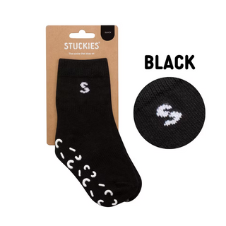 1-Pack Anti-Slip Socks (Black) Black Unisex - Socks Stuckies - Kuwait - Saudi Arabia