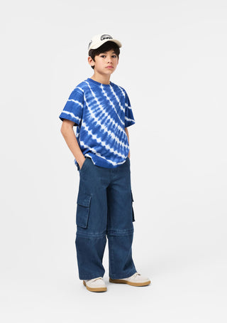 Riley T-shirt (Swell Blue Dye) Boys - T-Shirt Molo - Kuwait - Saudi Arabia