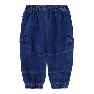 Sae Woven Pants (Mid Blue Wash) Boys - Pants Molo - Kuwait - Saudi Arabia