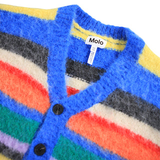 Brutus Cardigan (Fuzzy Stripe) Unisex - Sweater Molo - Kuwait - Saudi Arabia