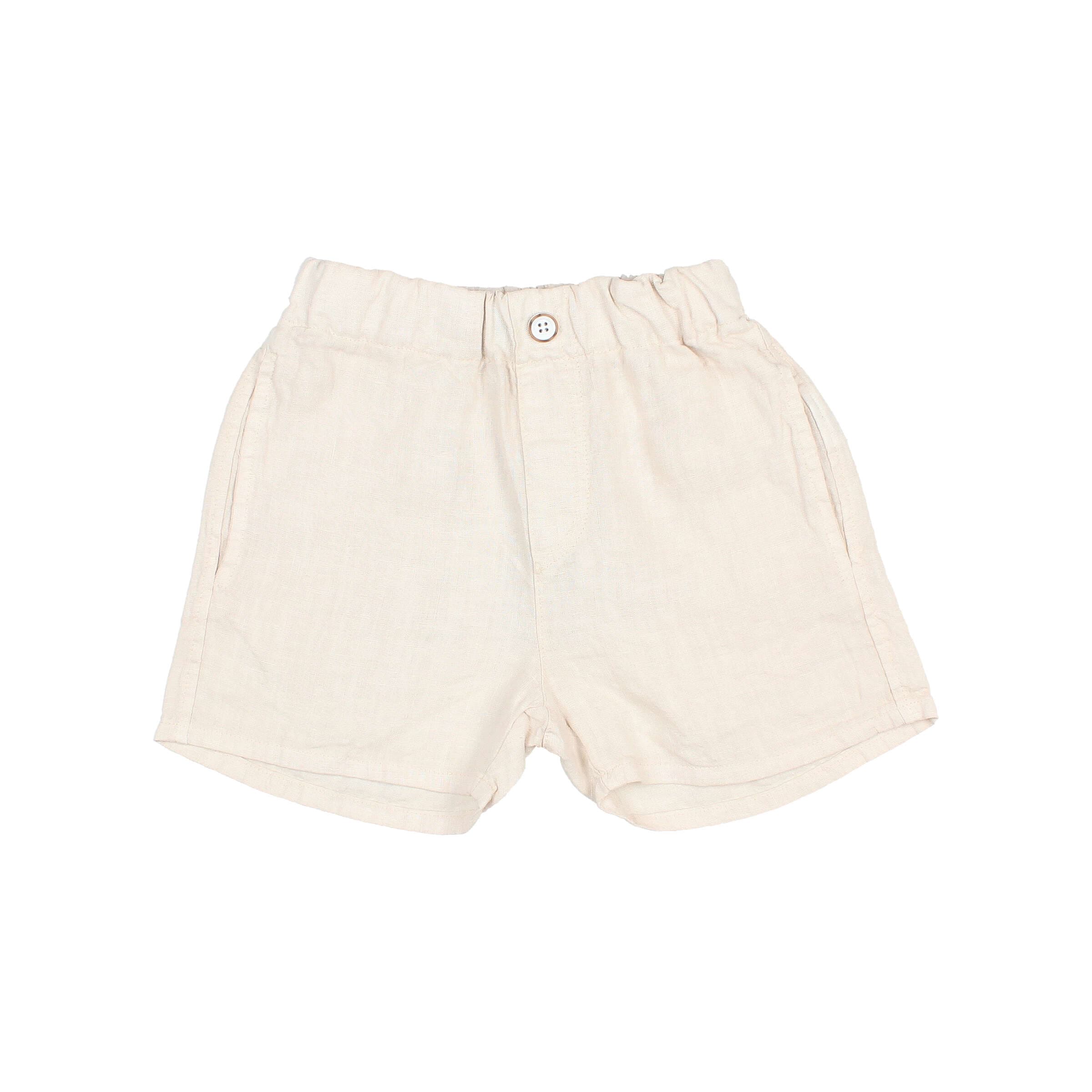 Linen Bermuda Shorts (Sand)