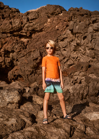 Neptune Swim Blouse (Sun Orange) Boys - Swim Tops Molo - Kuwait - Saudi Arabia
