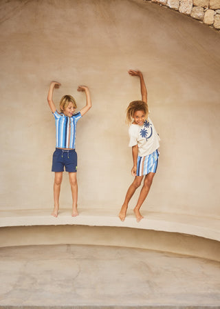 Niko Solid Swim Shorts (Oceanica) Boys - Swim Shorts Molo - Kuwait - Saudi Arabia
