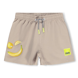 Niko Solid Swim Shorts (Happy Solid) Beige Boys - Swim Shorts Molo - Kuwait - Saudi Arabia