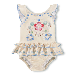Nalani Swimsuit UV50+ (Sea Shell Deco) Girls - Swim Sets Molo - Kuwait - Saudi Arabia