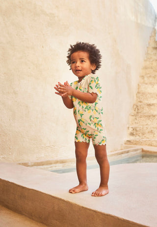 Nolu Swimsuit UV50+ (Mini Citrus) Multi Girls - Swim Sets Molo - Kuwait - Saudi Arabia