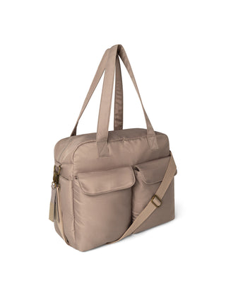 Benne Nursing Bag (Earth Brown) Mama - Changing Bags That's Mine - Kuwait - Saudi Arabia