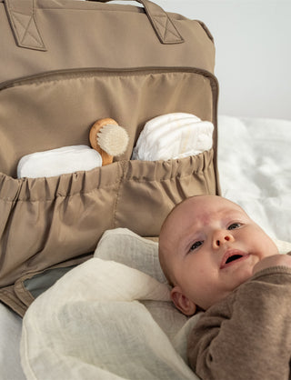 Benne Nursing Bag (Earth Brown) Mama - Changing Bags That's Mine - Kuwait - Saudi Arabia