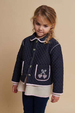 Checkered Quilted Jacket Girls - Jacket Copenhagen Colors - Kuwait - Saudi Arabia
