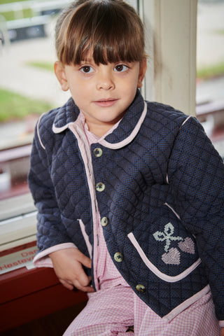 Checkered Quilted Jacket Girls - Jacket Copenhagen Colors - Kuwait - Saudi Arabia