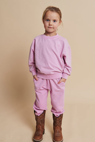 Classic Sweat Set (Syringa) Pink Girls - Sets Copenhagen Colors - Kuwait - Saudi Arabia