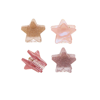 Shimmer Stars Claw Clips 4 Pack Girls - Hairclips Rockahula - Kuwait - Saudi Arabia