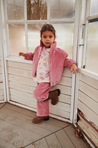 Corduroy Set (Rose) Girls - Sets Copenhagen Colors - Kuwait - Saudi Arabia