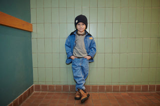 Denim Jacket & Jeans Set (Indigo Blue)