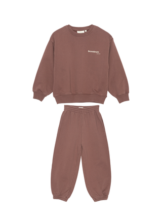 Norah Elia Unisex Sweatshirt Set (Marron Plum)