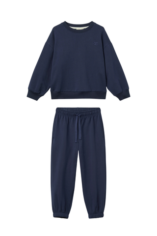 Classic Sweatshirt & Joggers Set (Navy)
