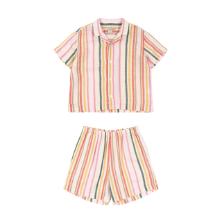 Venice Shirt & Shorts Set (Malibu Stripe) Boys - Sets Konges Sløjd - Kuwait - Saudi Arabia