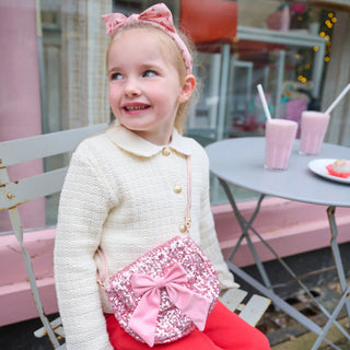 Pretty in Pink Sequin Bag Girls - Handbags Rockahula - Kuwait - Saudi Arabia