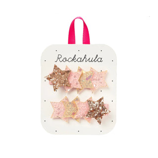 Shimmer Star Clips Girls - Hairclips Rockahula - Kuwait - Saudi Arabia