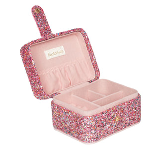 Confetti Glitter Jewellery Box (Pink) Jewellery Box Rockahula - Kuwait - Saudi Arabia