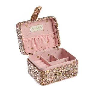 Confetti Glitter Gold Jewellery Box Jewellery Box Rockahula - Kuwait - Saudi Arabia