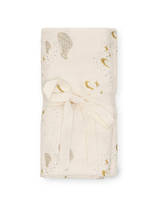 Jana Muslin Swaddle (Dreamily) OS Cream Swaddles That's Mine - Kuwait - Saudi Arabia