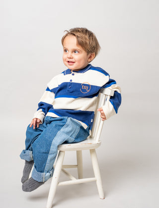 Vagnar Sweater & Janus Pants Set (Blue Stripe)