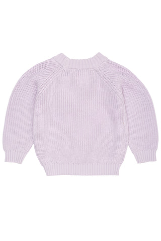 Knitted Classic Rib Blouse (Lavender) Girls - Sweater Copenhagen Colors - Kuwait - Saudi Arabia