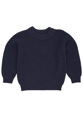 Knitted Classic Rib Blouse (Navy) Boys - Sweater Copenhagen Colors - Kuwait - Saudi Arabia