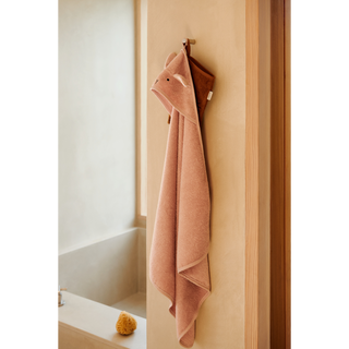 Albert Hooded Towel (Rabbit Rose) Bath Towels Liewood - Kuwait - Saudi Arabia