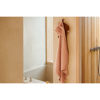 Albert Hooded Towel (Rabbit Rose) Bath Towels Liewood - Kuwait - Saudi Arabia