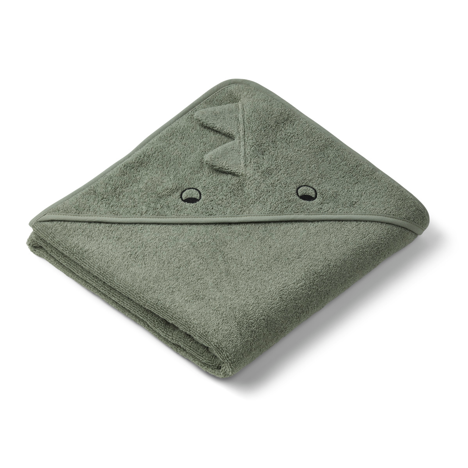 Augusta Hooded Towel (Dino Faune Green)
