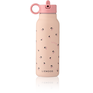 Falk Water Bottle 350 ml (Mini Cherry Heart/Rosey) Bottles Liewood - Kuwait - Saudi Arabia