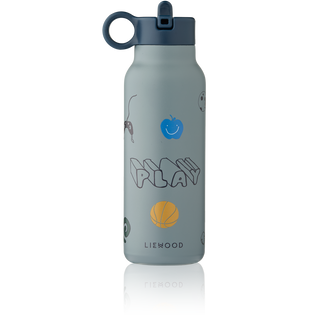 Falk Water Bottle 350 ml (Play/Dusty Peppermint) Bottles Liewood - Kuwait - Saudi Arabia