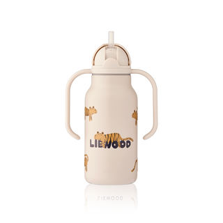 Kimmie Water Bottle 250 ml (Tiger/Sandy) Bottles Liewood - Kuwait - Saudi Arabia