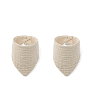 Andrea Bib 2-Pack (Sandy) Beige Bibs Liewood - Kuwait - Saudi Arabia