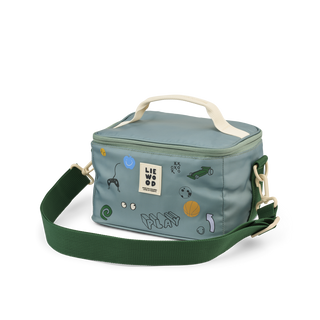 Toby Insulated Lunch Bag (Play/Dusty Peppermint) Backpacks Liewood - Kuwait - Saudi Arabia