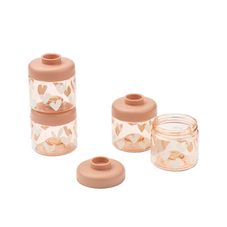 Dominique Baby Food Boxes 4-Pack (Sweethearts/Pale Tuscany) Snack Box Liewood - Kuwait - Saudi Arabia