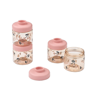 Dominique Baby Food Boxes 4-Pack (Cherry Heart/Rosey) Snack Box Liewood - Kuwait - Saudi Arabia