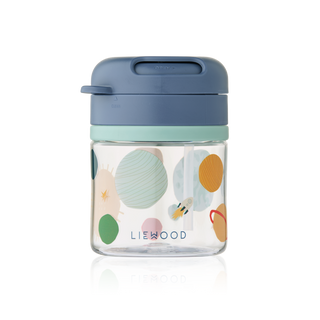 Pavia Tritan Straw Cup 280ml (Universe/Classic Navy) Bottles Liewood - Kuwait - Saudi Arabia