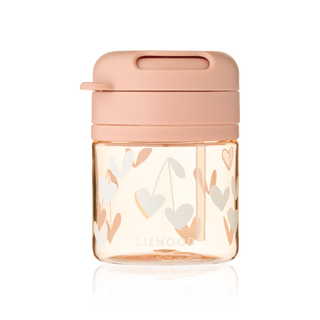 Pavia Tritan Straw Cup 280ml (Sweethearts/Pale Tuscany) Bottles Liewood - Kuwait - Saudi Arabia