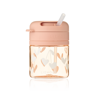 Pavia Tritan Straw Cup 280ml (Sweethearts/Pale Tuscany) Bottles Liewood - Kuwait - Saudi Arabia