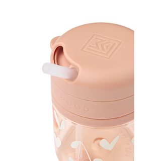 Pavia Tritan Straw Cup 280ml (Sweethearts/Pale Tuscany) Bottles Liewood - Kuwait - Saudi Arabia