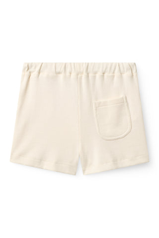 Modal Rib Tee & Shorts Set (Cream) Unisex - Sets Copenhagen Colors - Kuwait - Saudi Arabia