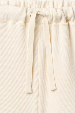 Modal Rib Tee & Shorts Set (Cream) Unisex - Sets Copenhagen Colors - Kuwait - Saudi Arabia