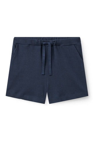 Modal Rib Tee & Shorts Set (Navy) Unisex - Sets Copenhagen Colors - Kuwait - Saudi Arabia