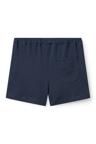 Modal Rib Tee & Shorts Set (Navy) Unisex - Sets Copenhagen Colors - Kuwait - Saudi Arabia
