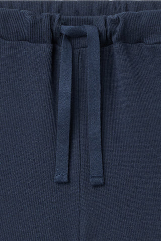 Modal Rib Tee & Shorts Set (Navy) Unisex - Sets Copenhagen Colors - Kuwait - Saudi Arabia
