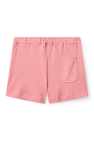 Modal Rib Tee & Shorts Set (Pink) Girls - Sets Copenhagen Colors - Kuwait - Saudi Arabia